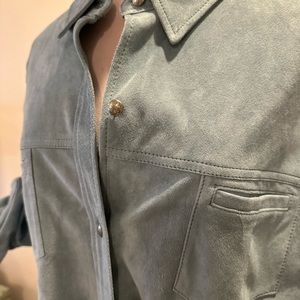 Ralph Lauren Suede Blouse.
